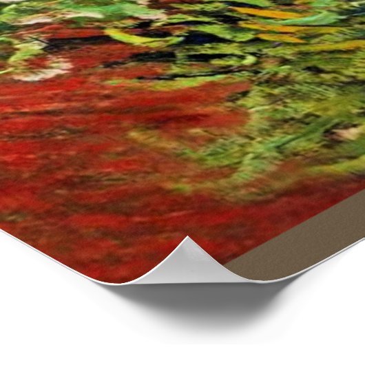 Van Gogh - Bouquet van Bloemen in een Vase Poster (Hoek)
