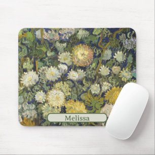 Van Gogh Bouquet van Bloemen Voeg Jouw naam toe Muismat
