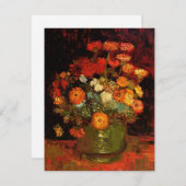 Van Gogh - Bowl met Zinnias (Voorkant / Achterkant)