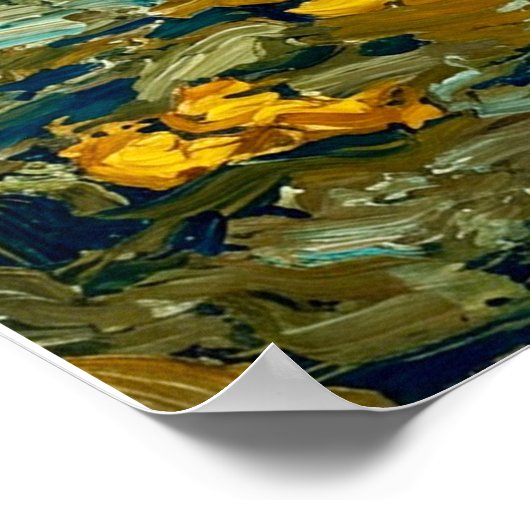 Van Gogh Bowl with Daffodils Poster (Hoek)