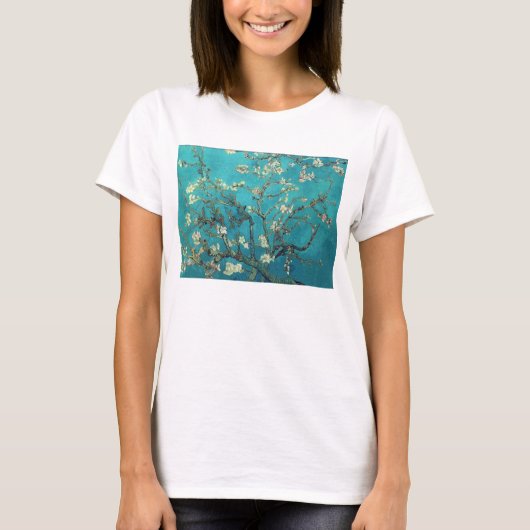 Van Gogh Branches met amandelbloesem T-shirt (Voorkant)