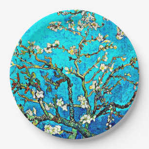 Van Gogh - Branches met Ammond Blossom Papieren Bordje