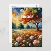 Van gogh briefkaart (Voorkant / Achterkant)