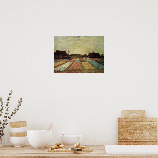 Van Gogh - Bulb Fields Poster (Keuken)