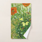 Van Gogh - Butterflies en papavers Bad Handdoek (Handdoek)