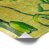 Van Gogh - Butterflies en papavers Perfect Poster (Hoek)