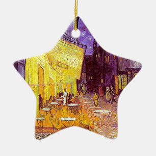 Van Gogh Cafe Impressionist Painting Keramisch Ornament