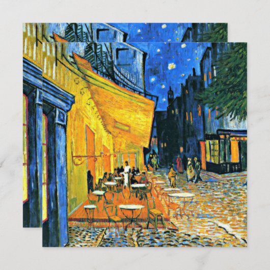 Van Gogh - Cafe Terrace (Voorkant / Achterkant)