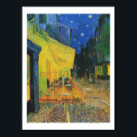 Van Gogh | Cafe Terrace at Night | 1888 Poster<br><div class="desc">“Cafe Terrace at Night” was completed by Vincent Van Gogh in 1888.</div>