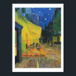 Van Gogh | Cafe Terrace at Night | 1888 Poster<br><div class="desc">“Cafe Terrace at Night” was completed by Vincent Van Gogh in 1888.</div>