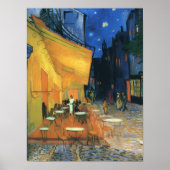 Van Gogh ,Cafe Terrace at Night Poster (Voorkant)