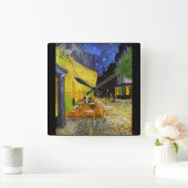 Van Gogh , “Cafe Terrace at Night” Vierkante Klok (Huis)
