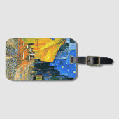 Van Gogh - Cafe Terrace Bagagelabel (Voorkant (horizontaal))