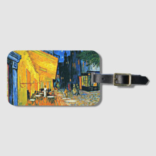 Van Gogh - Cafe Terrace Bagagelabel