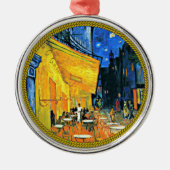 Van Gogh - Cafe Terrace, beroemd schilderij, Metalen Ornament (Voorkant)