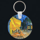 Van Gogh - Cafe Terrace, beroemd schilderij Sleutelhanger<br><div class="desc">Vincent Van Gogh schilderij,  Café Terrace</div>