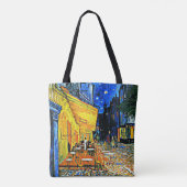 Van Gogh - Cafe Terrace, beroemd schilderij Tote Bag (Achterkant)