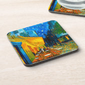 Van Gogh Café Terrace bij nacht Bier Onderzetter (Linkerzijde)