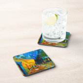 Van Gogh Café Terrace bij nacht Bier Onderzetter (Rechterzijde)