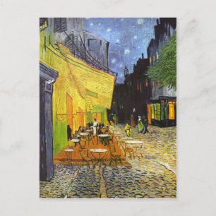 Van Gogh Cafe Terrace bij nacht Briefkaart
