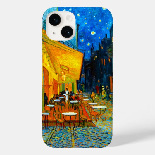 Van Gogh Café Terrace bij nacht Case-Mate iPhone Case (Achterkant)