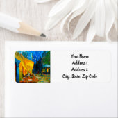 Van Gogh Café Terrace bij nacht Etiket (Insitu)