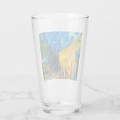 Van Gogh Café Terrace bij nacht Glas (Achterkant)