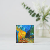 Van Gogh Café Terrace bij nacht Informatiekaartje (Staand voorkant)