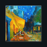 Van Gogh Café Terrace bij nacht Informatiekaartje<br><div class="desc">Enclosure Cards featuring Vincent van Gogh's oil painting Café Terrace at Night (1888). Yellow stars paint the blue night sky above an outdoor café in Frankrijk. A marvelous gift for fans of Post-Impressionism and Dutch art.</div>