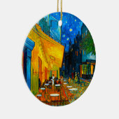 Van Gogh Café Terrace bij nacht Keramisch Ornament (Rechts)