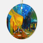 Van Gogh Café Terrace bij nacht Keramisch Ornament (Links)