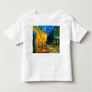 Van Gogh Café Terrace bij nacht Kinder Shirts
