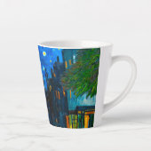Van Gogh Café Terrace bij nacht Latte Mok (Rechts)