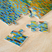 Van Gogh Café Terrace bij nacht Legpuzzel (Zijkant)