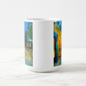 Van Gogh Café Terrace bij nacht Magische Mok (Midden)