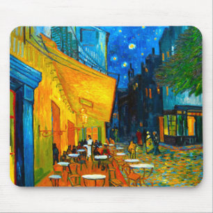 Van Gogh Café Terrace bij nacht Muismat