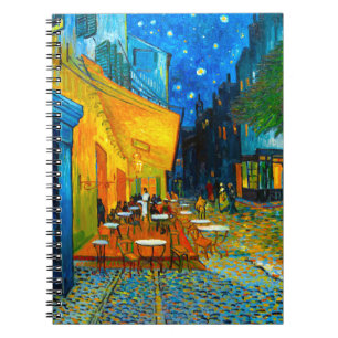 Van Gogh Café Terrace bij nacht Notitieboek