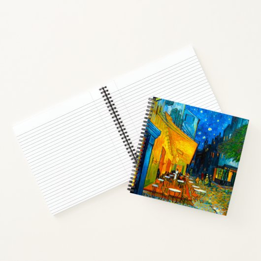 Van Gogh Café Terrace bij nacht Notitieboek (Binnen)