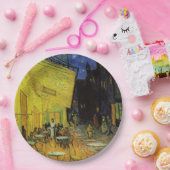 Van Gogh; Cafe Terrace bij nacht Papieren Bordje (Feest)