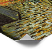 Van Gogh; Cafe Terrace bij nacht Poster (Hoek)