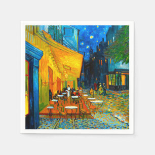 Van Gogh Café Terrace bij nacht Servet