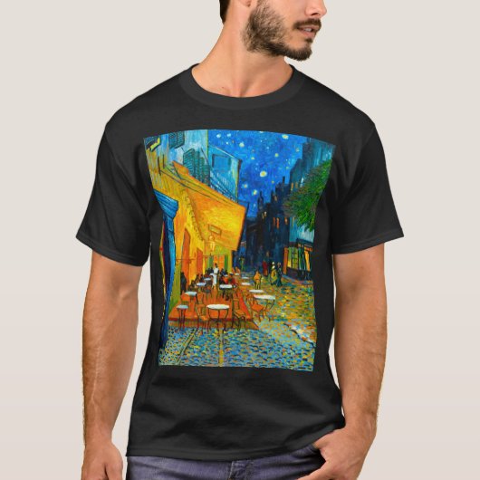 Van Gogh Café Terrace bij nacht T-shirt (Voorkant)