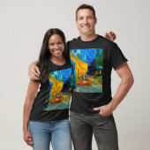 Van Gogh Café Terrace bij nacht T-shirt (Unisex)