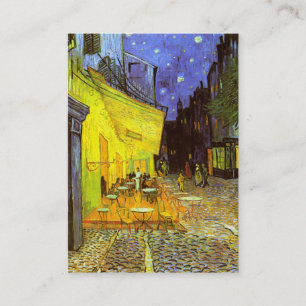 Van Gogh: Cafe Terrace bij nacht Visitekaartje