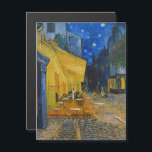 Van Gogh - Cafe Terrace bij nachtmagnetische Kaart<br><div class="desc">Cafe Terrace on the Place du Forum at Night - Vincent van Gogh,  1888</div>