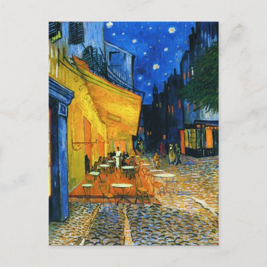 Van Gogh Café Terrace Briefkaart (Voorkant)