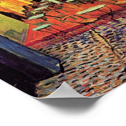 Van Gogh Cafe Terrace (F467) Fine Art Poster (Hoek)