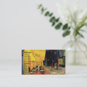 Van Gogh Cafe Terrace (F467) Fine Art Visitekaartje (Staand voorkant)