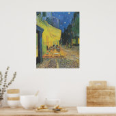 VAN GOGH- Cafe terrace in de nacht 1888 Poster (Keuken)