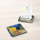 Van Gogh - Cafe Terrace, place-du-forum, Arles Bier Onderzetter (Rechterzijde)